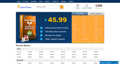 Desktop Screenshot of itexamonline.com